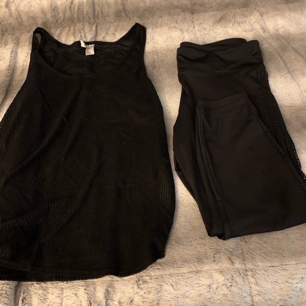 Set of two . Forever 21 activewear bottom and top